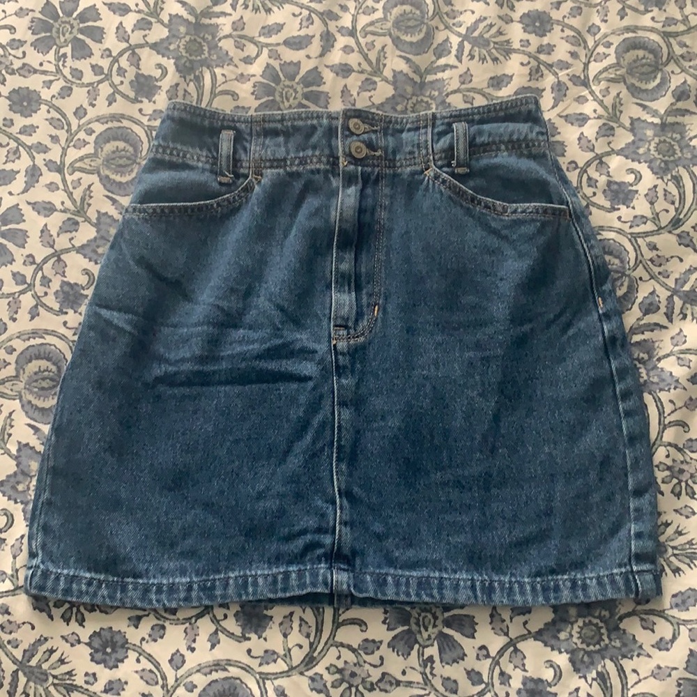 HOLLISTER HIGH RISE JEAN SKIRT